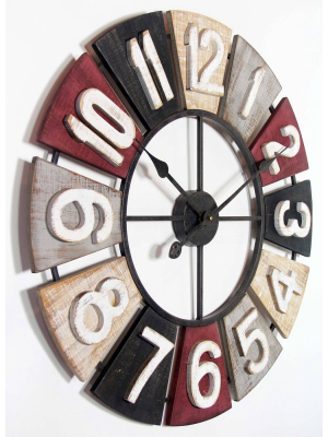 24" Windmill Wall Clock - Infinity Instruments