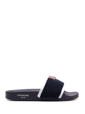 Thom Browne Terry Cloth Pool Slides