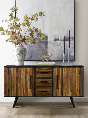 Cusco Acacia Rustic Buffet Brown Cabinet - Armen Living