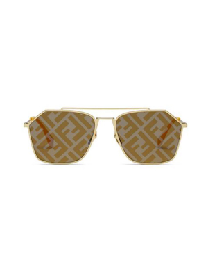 Fendi Eyewear Aviator Sunglasses