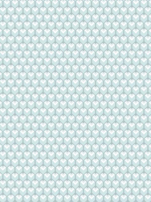 3d Petite Hexagons Peel & Stick Wallpaper In Blue By Roommates For York Wallcoverings