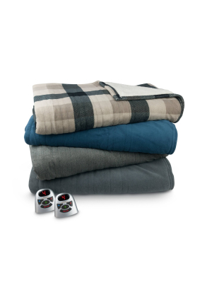 Microplush With Sherpa Electric Blanket - Biddeford Blankets