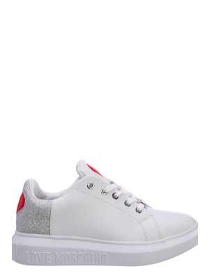 Love Moschino Heart Appliqué Low-top Sneakers