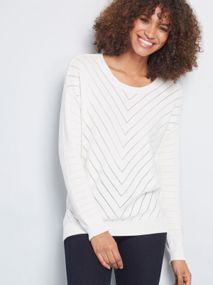 Eye On Design Pointelle Sweater