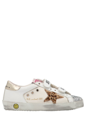 Golden Goose Kids Old School Velcro Strap Sneakers