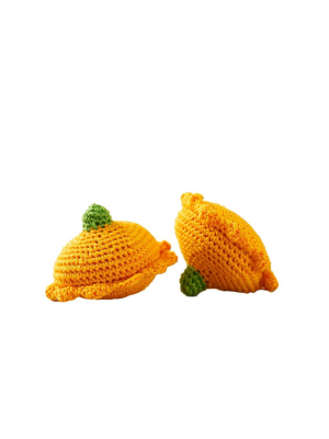 Crocheted Patty Pan Squash