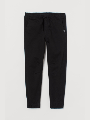 Cotton Twill Joggers