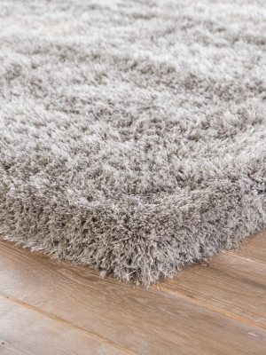 Marlowe Handmade Solid Silver Area Rug