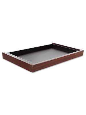 Alera Valencia Series Center Drawer, 24 1/2w X 15d X 2h, Mahogany Va312414my