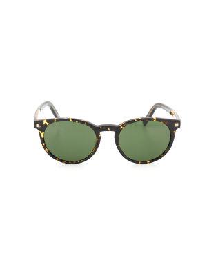 Shiny Dark Havana Sunglasses