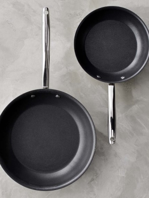Williams Sonoma Signature Thermo-clad™stainless-steel Nonstick Fry Pan Set