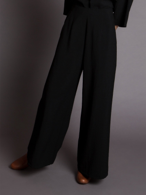 Flute Wide Leg Pocket Pant - Sage Green