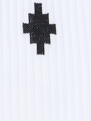 Marcelo Burlon County Of Milan Logo Ribbed Socks