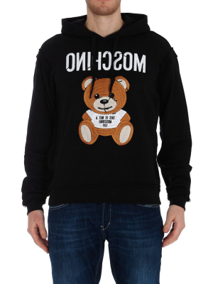 Moschino Inside Out Teddy Hoodie