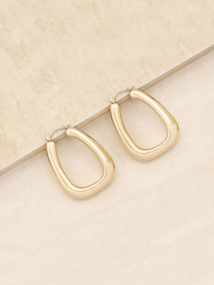 Everyday Boss 18k Gold Plated Hoop Earrings