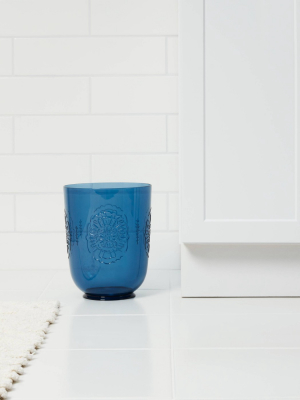 Bathroom Wastebasket Fiesta Navy - Opalhouse™