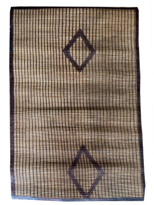 3'5" X 5' Vintage Moroccan Tuareg Mat 74