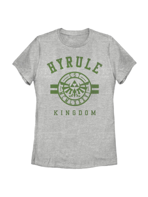 Women's Nintendo Legend Of Zelda Hyrule Kingdom T-shirt