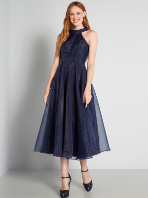 Into The Deep End A-line Dress