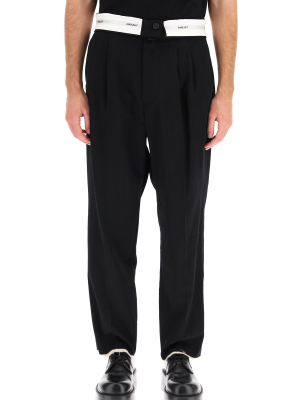 Ambush Folded Waist Logo Trousers