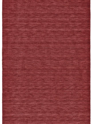 Feizy Luna Hand Woven Marled Wool Rug - Available In 8 Sizes - Deep & Bright Red