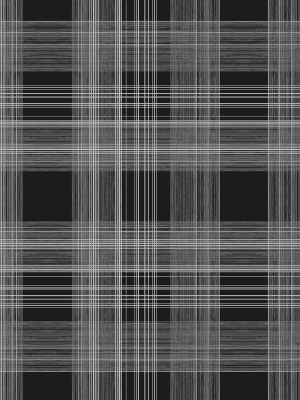 Rad Plaid Peel-and-stick Wallpaper In Onyx By Stacy Garcia For Nextwall