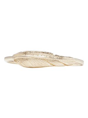 Large Feather Stacking Ring