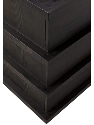 Cfc Bergamot Small Dresser - Black Wax