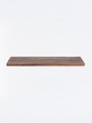 30" Dark Walnut Shelf