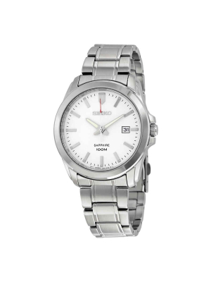 Seiko Neo Classic White Dial Stainless Steel Men's Watch Sgeh45