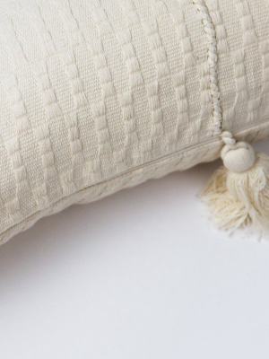 Archive New York Antigua Pillow - Natural White