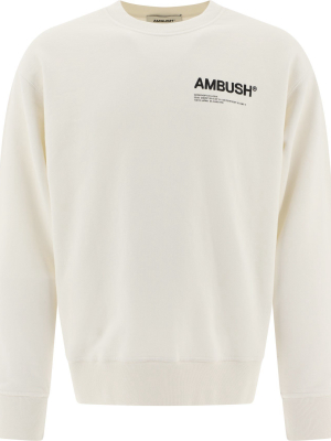 Ambush Logo Printed Oversized Sweatshirt