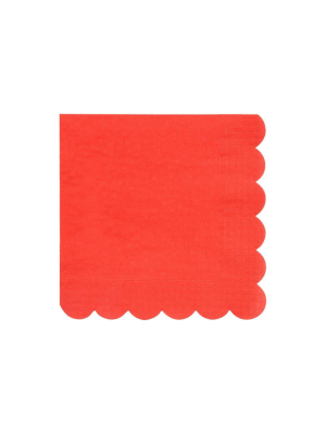 Red Large Napkins