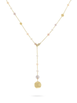 Marco Bicego® Africa Pearl Collection 18k Yellow Gold And Pearl Lariat