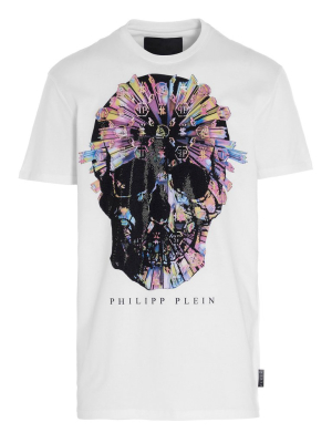 Philipp Plein Skull Print Crewneck T-shirt