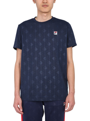 Fila Logo Print Crewneck T-shirt