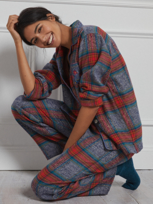 Roller Rabbit Fireside Plaid Sleep Set