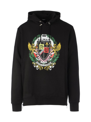 Balmain Crest Logo Hoodie