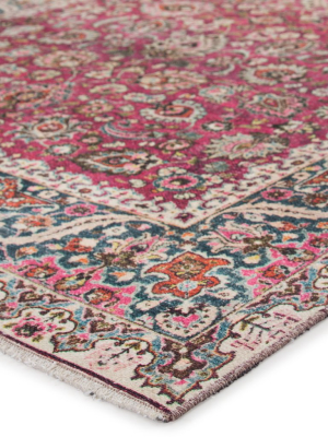 Parlour Oriental Multicolor & Pink Rug