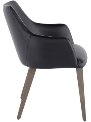 Renee Dining Chair, Black