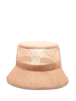 Redvalentino Net Mesh Bucket Hat