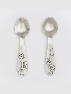 Abc/123 Spoon Set