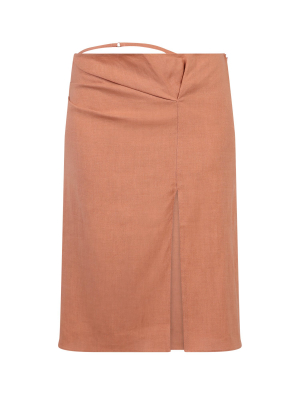 Jacquemus La Jupe Drap Skirt