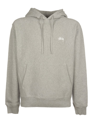 Stüssy Logo Embroidered Hoodie