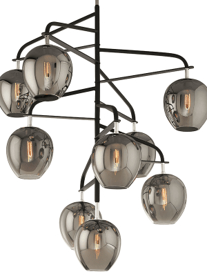 Odyssey 9lt Pendant Entry Extra Large Carbide Black And Polished Nickel