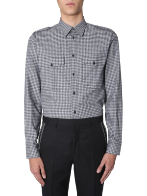 Givenchy Contrasting Checks Shirt