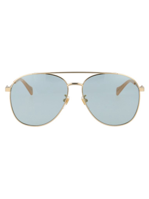 Gucci Eyewear Aviator Frame Sunglasses