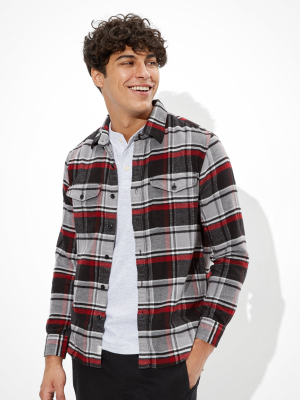 Ae Super Soft Flannel Shirt