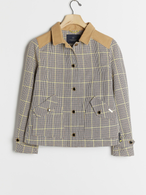 Scotch & Soda Houndstooth Utility Jacket