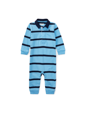 Striped Cotton Rugby Coverall